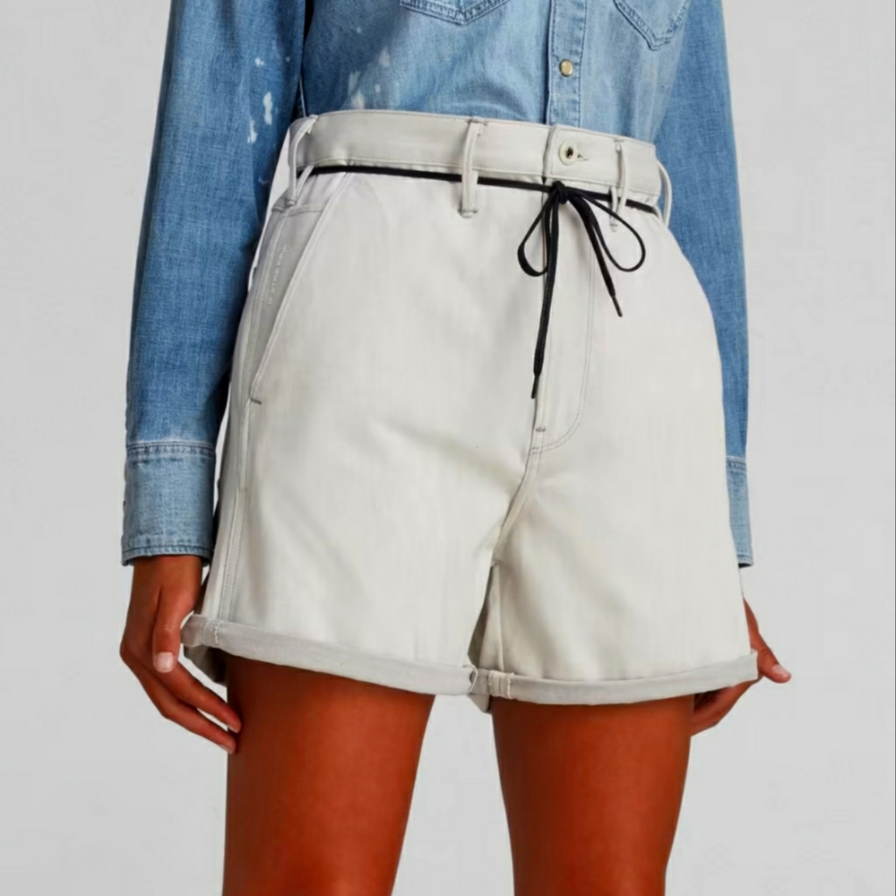 G-Star Lintell boyfriend roll up shorts. Wear hiked up or slung low